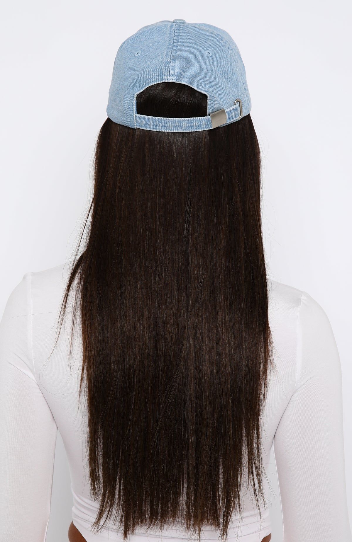 Highest Vibe Cap Light Blue Wash sold by White Fox Boutique product image thumbnail 4