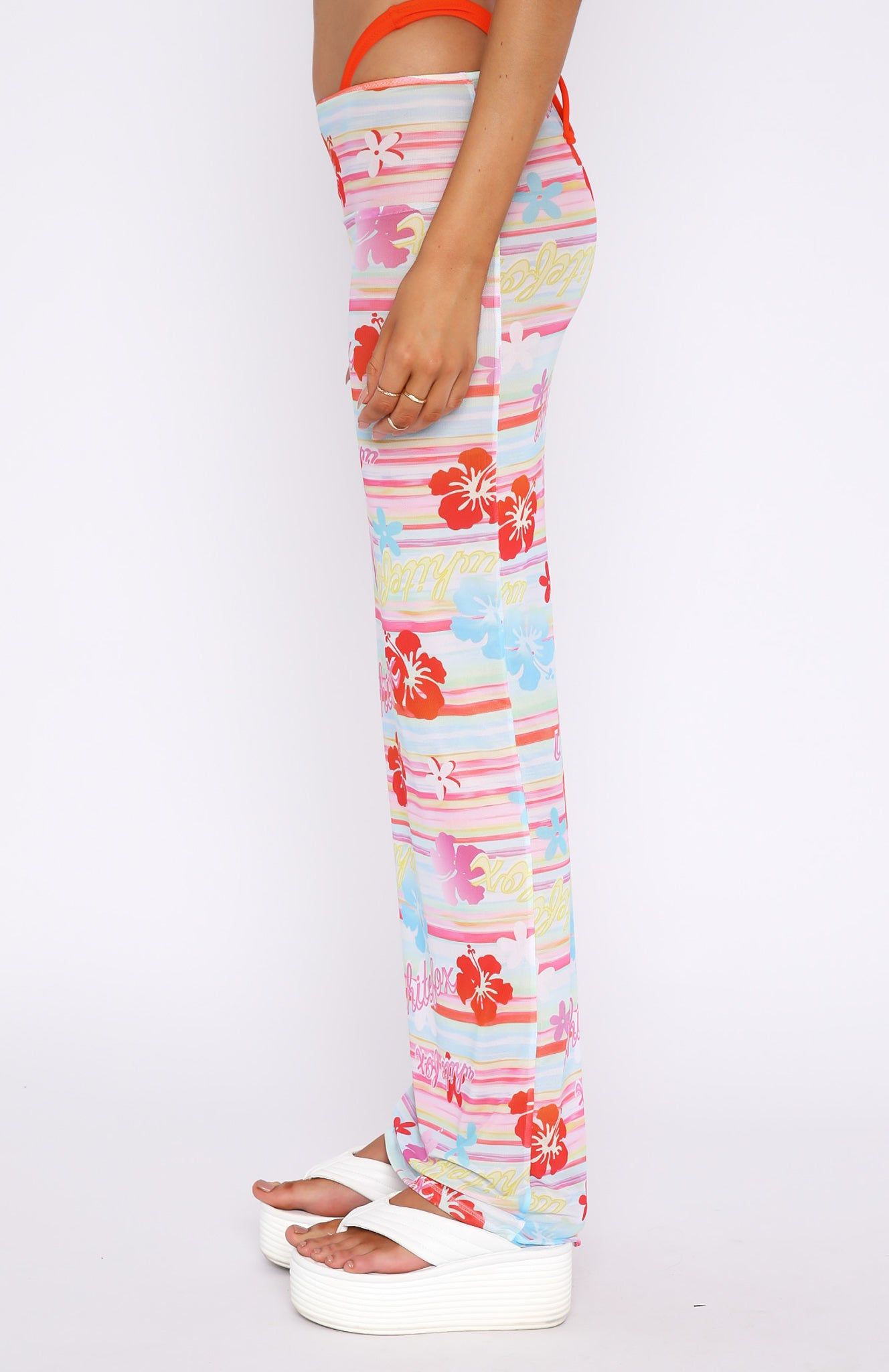 Wanderlust Mesh Maxi Skirt Tropical Horizon sold by White Fox Boutique product image thumbnail 3