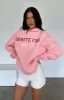 Sweet As Ever Oversized Hoodie Light Pink sold by White Fox Boutique