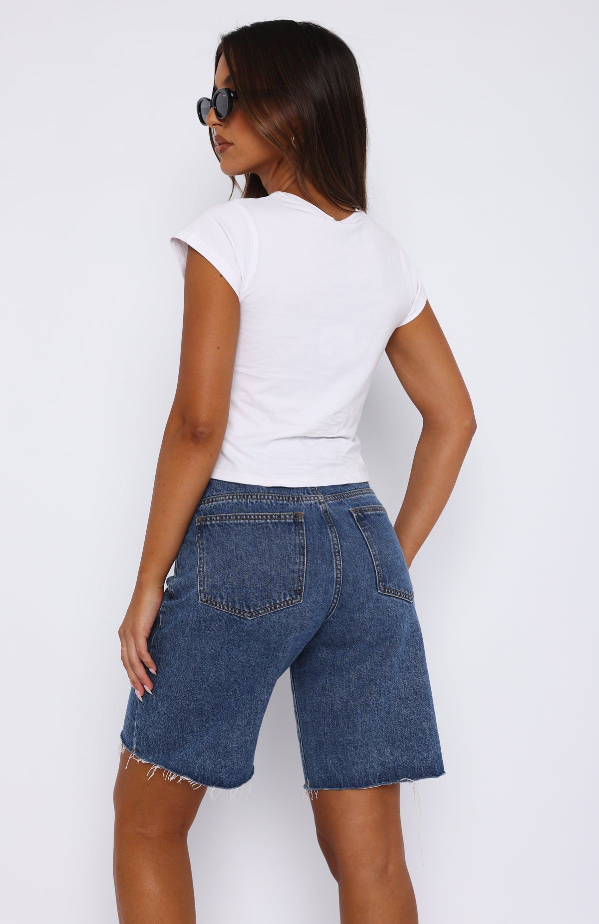 Day To Day Baby Tee White sold by White Fox Boutique product image thumbnail 4