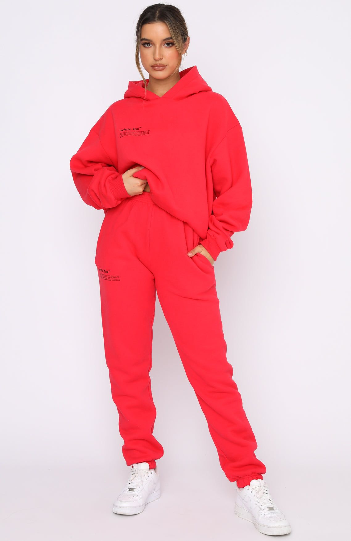 Do The Most Sweatpants Chilli Red sold by White Fox Boutique product image thumbnail 5