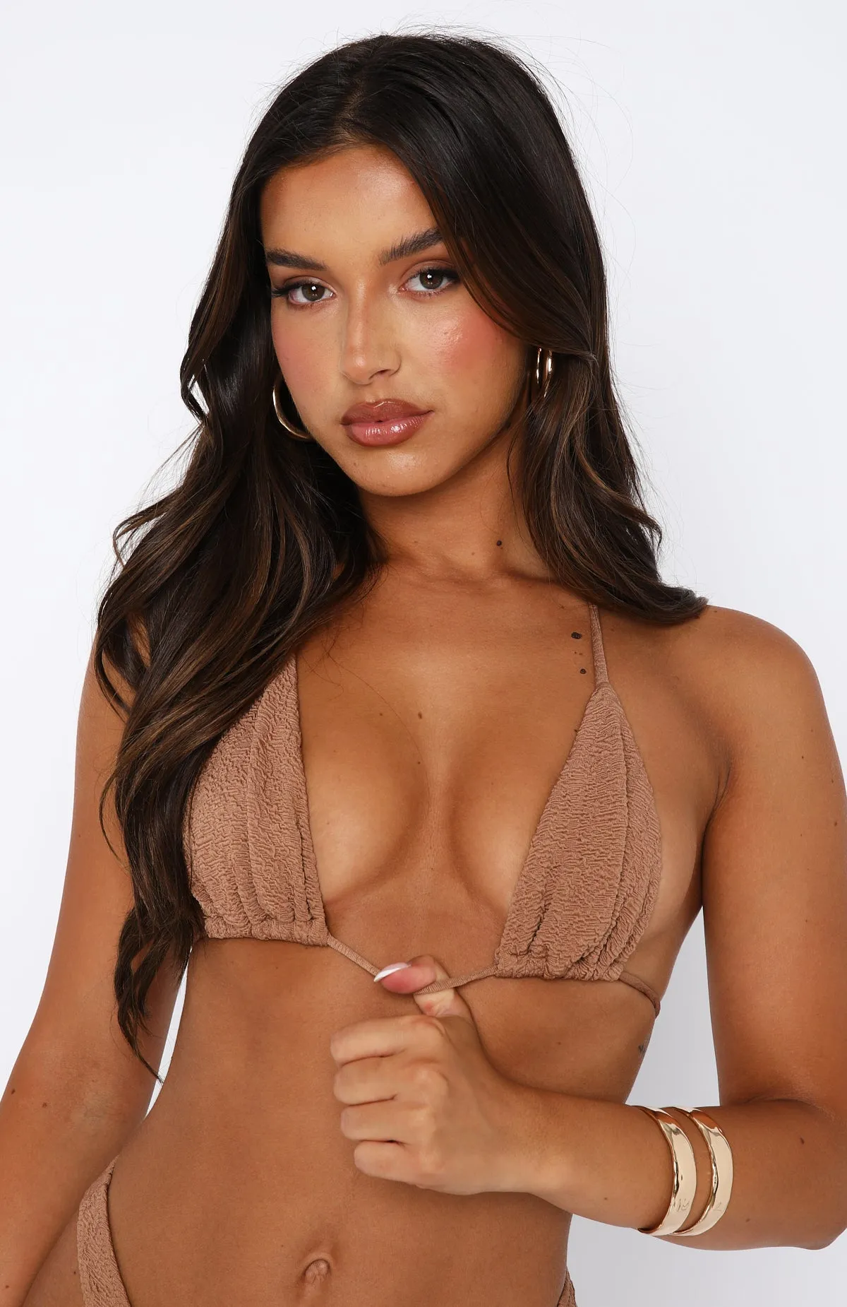 Summer Lovin Bikini Top Mocha sold by White Fox Boutique product image thumbnail 2