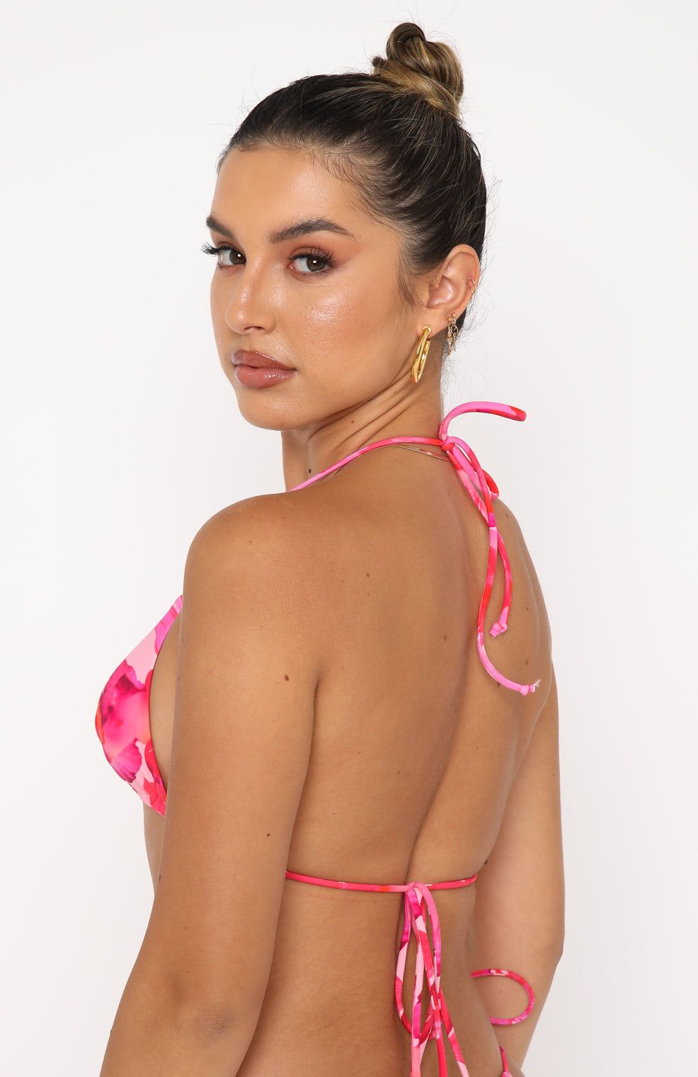 Golden Hour Bikini Top Rose Et Rouge Print sold by White Fox Boutique product image thumbnail 3