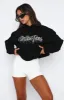 New Generation Oversized Hoodie Black sold by White Fox Boutique