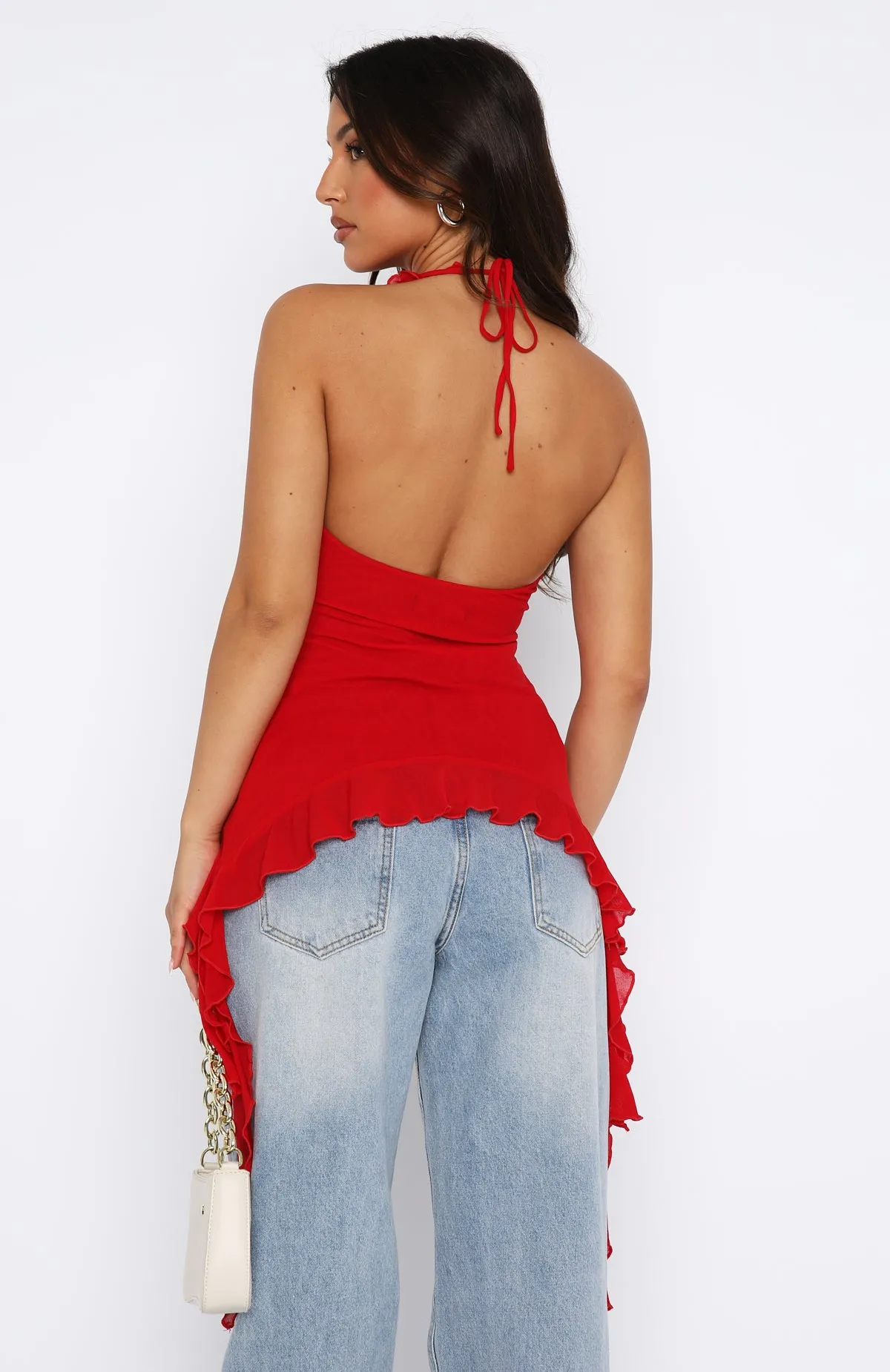 Spotlight Top Red sold by White Fox Boutique product image thumbnail 4