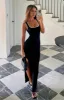 Level You Up Maxi Dress Black sold by White Fox Boutique