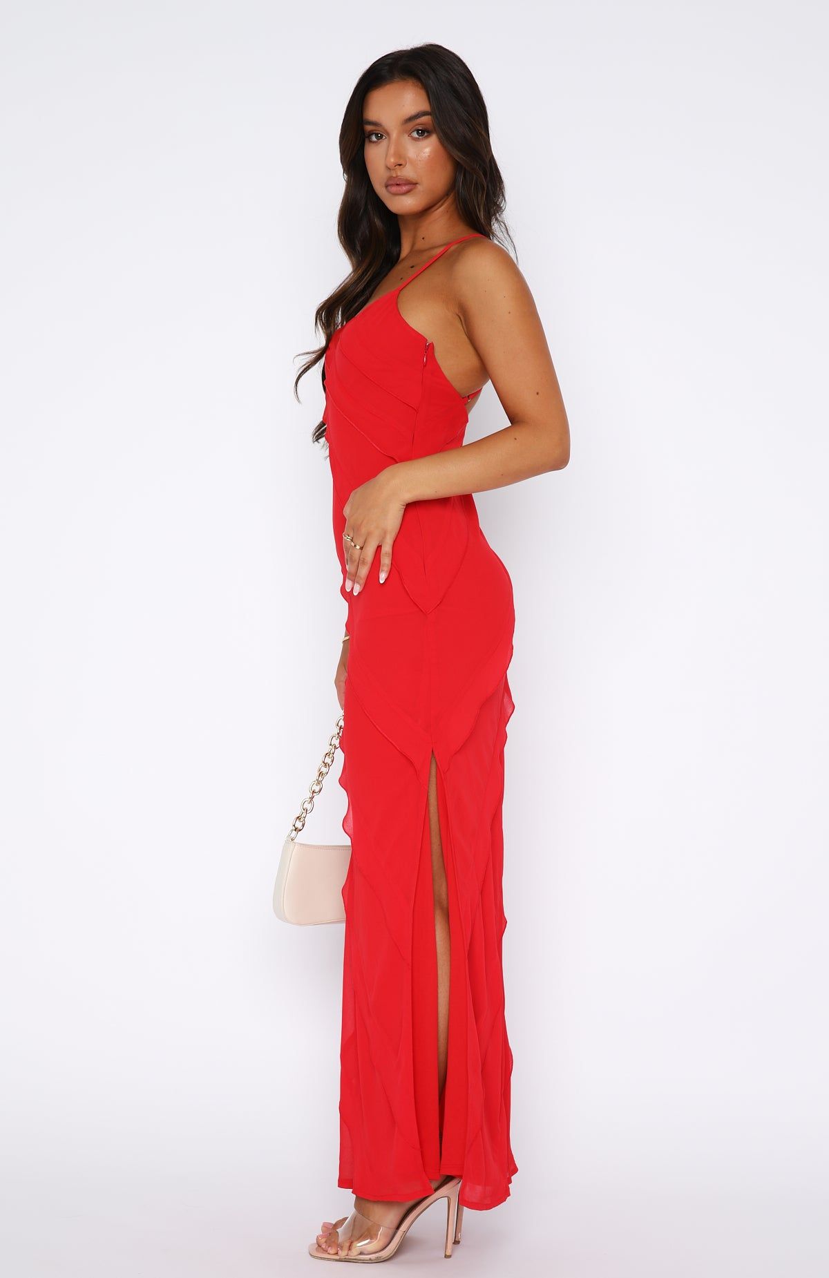 From Another World Maxi Dress Red sold by White Fox Boutique product image thumbnail 3