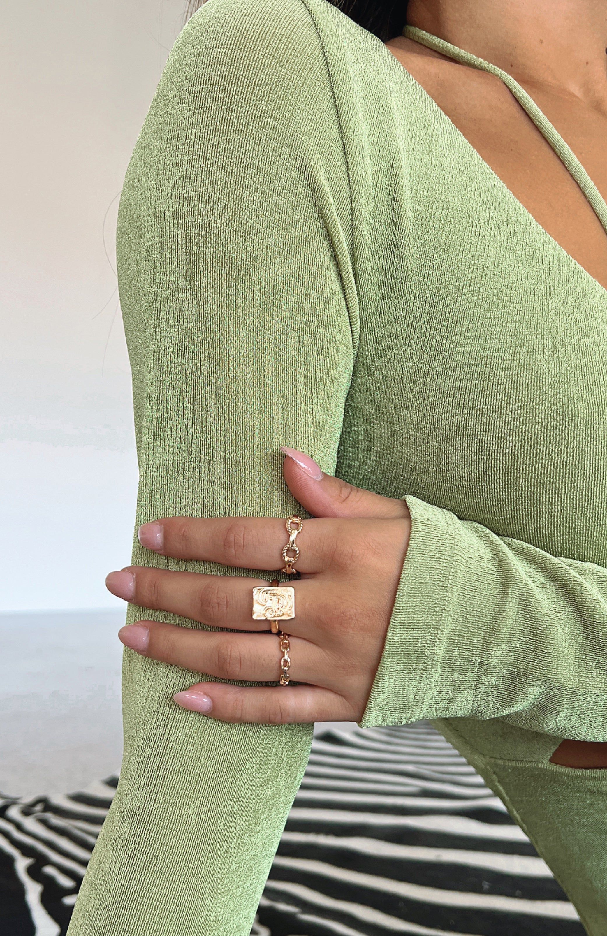 Emma Ring Set Gold sold by White Fox Boutique