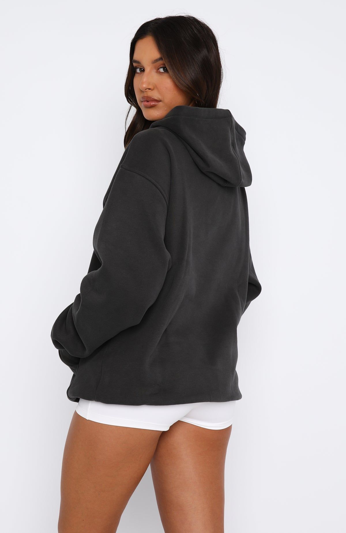 Come Out On Top Oversized Hoodie Charcoal sold by White Fox Boutique product image thumbnail 4