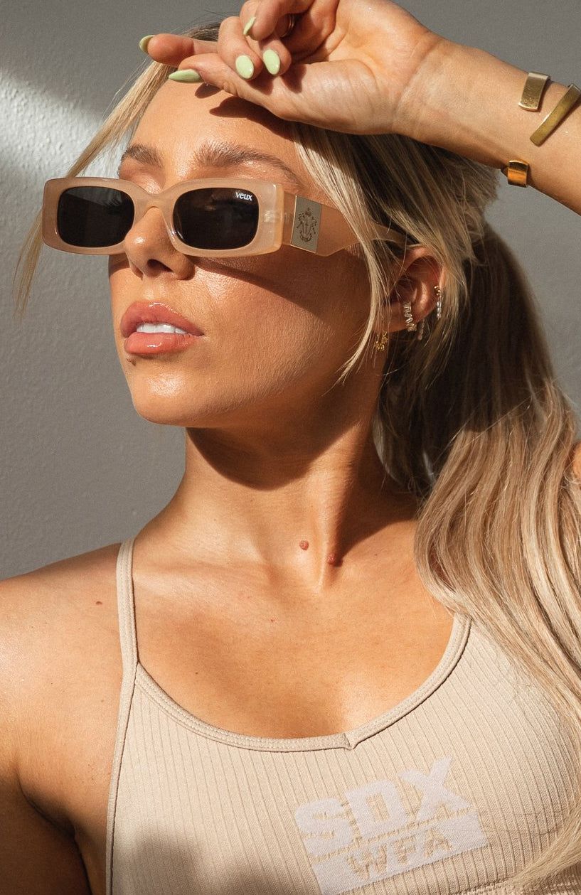 Milan Sunglasses Sand sold by White Fox Boutique product image thumbnail 5