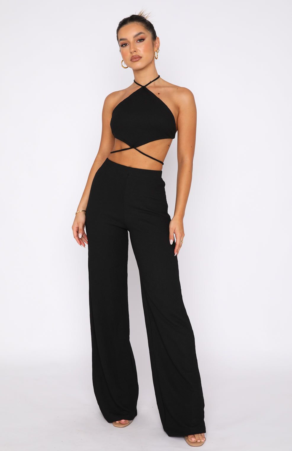 Figure You Out Jumpsuit Black sold by White Fox Boutique product image thumbnail 2