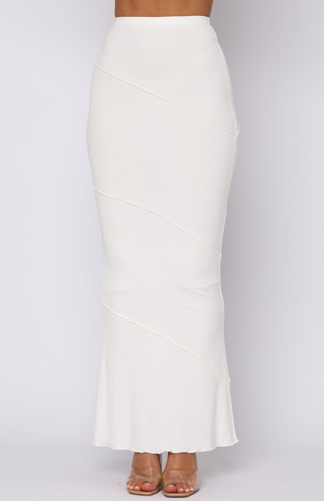 This Type Of Love Maxi Skirt White sold by White Fox Boutique product image thumbnail 2