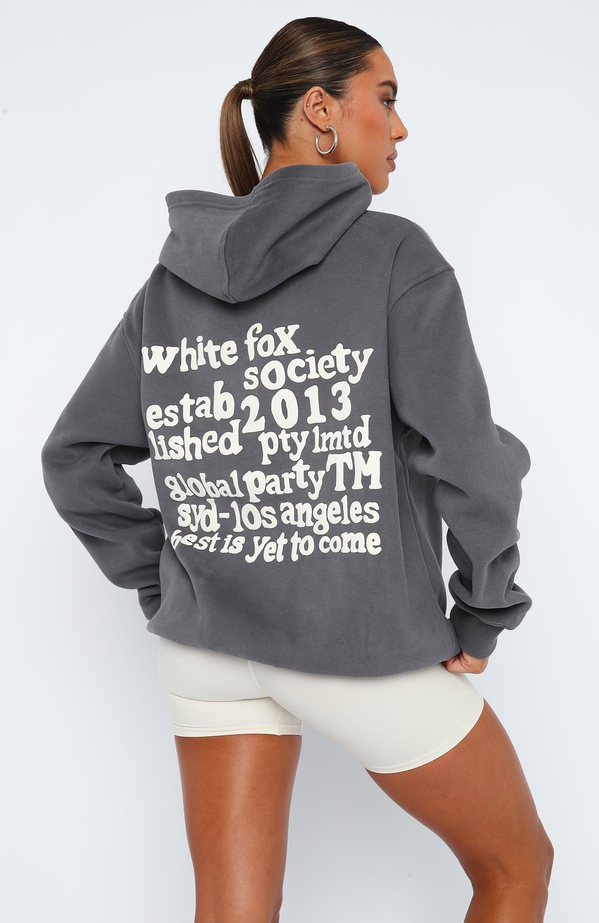 Enough Said Oversized Hoodie Volcanic sold by White Fox Boutique product image thumbnail 4