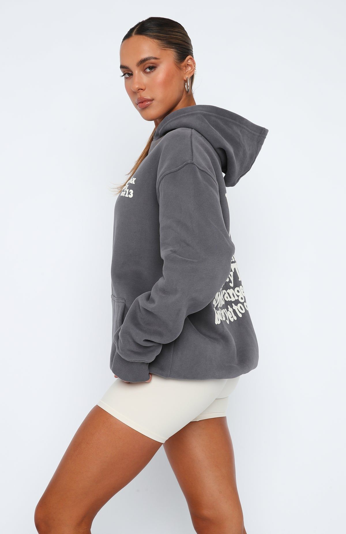 Enough Said Oversized Hoodie Volcanic sold by White Fox Boutique product image thumbnail 3