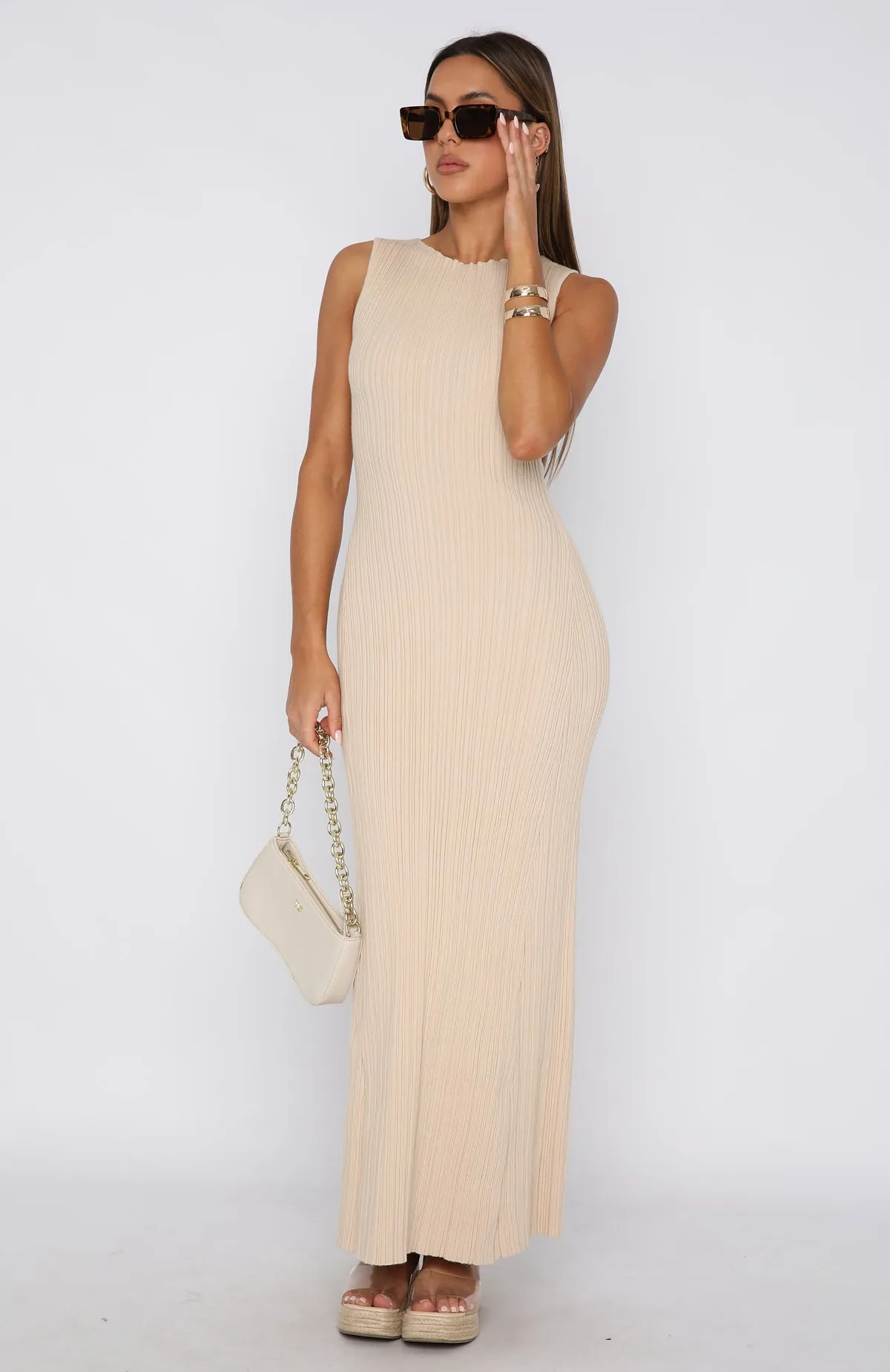 Tami Maxi Dress Cream sold by White Fox Boutique product image thumbnail 2