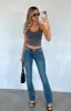 Wait For No One Low Rise Bootleg Jeans Mid Vintage Blue sold by White Fox Boutique
