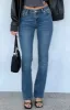 Wait For No One Low Rise Bootleg Jeans Mid Vintage Blue sold by White Fox Boutique
