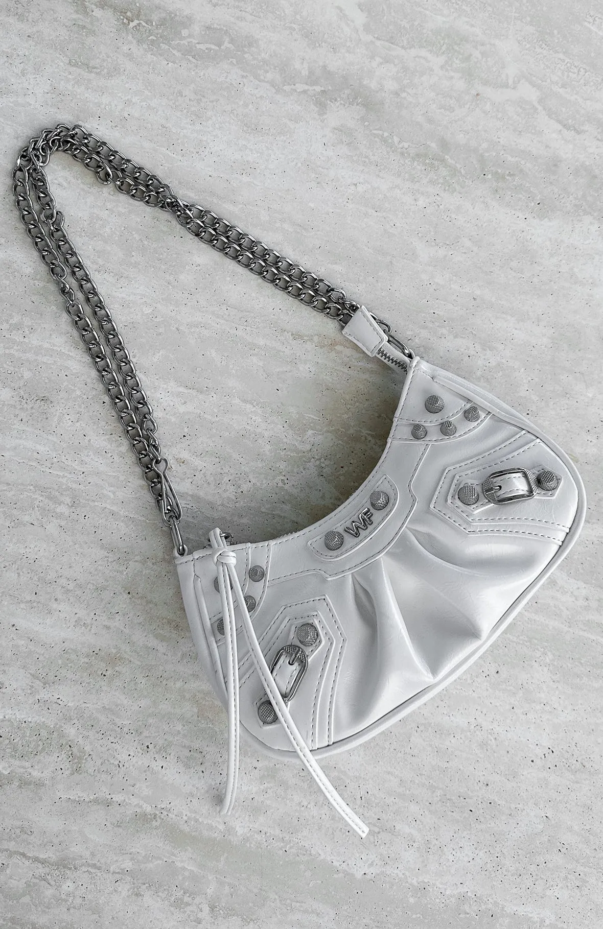 Harlow Bag White PU sold by White Fox Boutique product image thumbnail 4