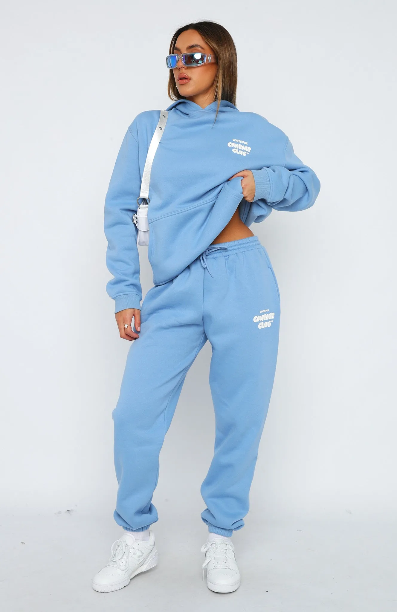 Comfort Club Sweatpants Blissful Blue sold by White Fox Boutique product image thumbnail 2