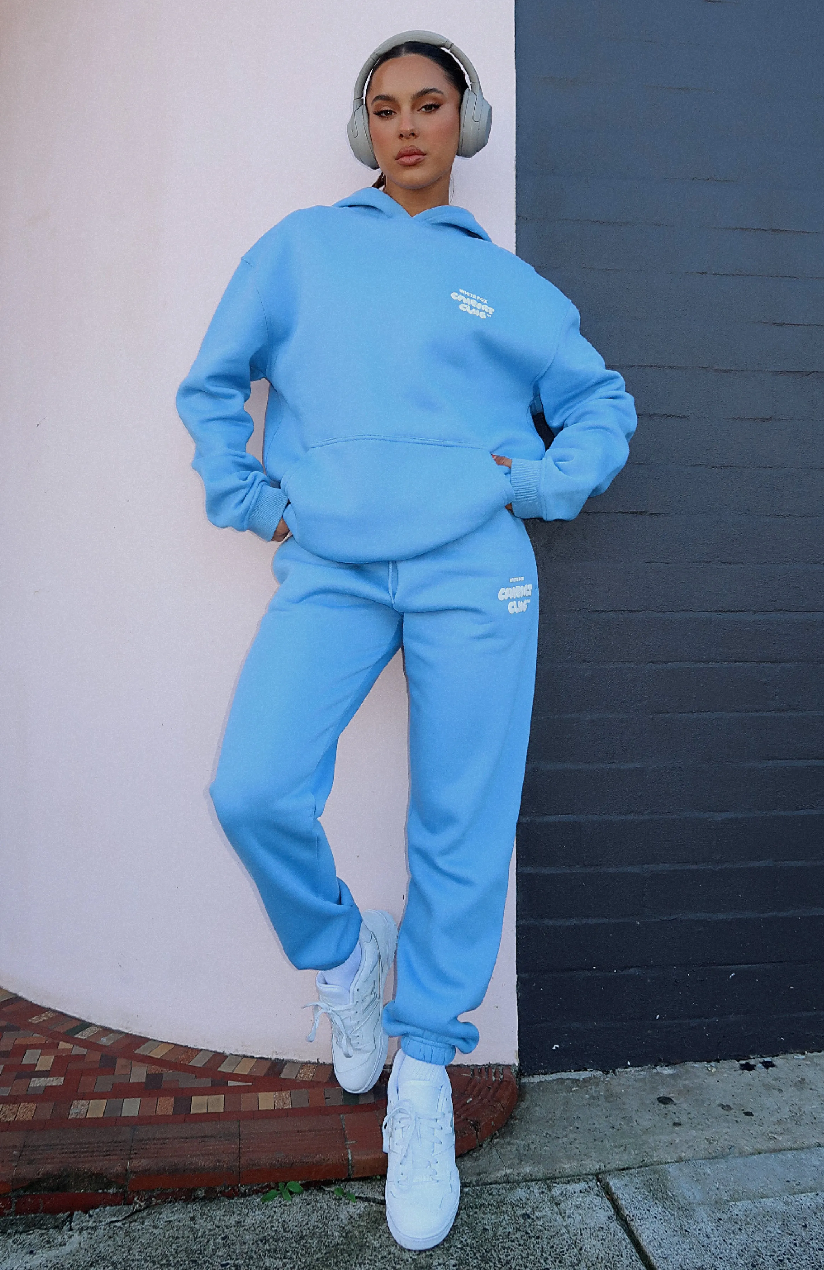 Comfort Club Sweatpants Blissful Blue sold by White Fox Boutique