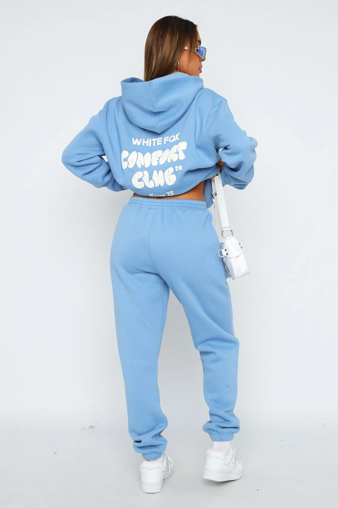 Comfort Club Sweatpants Blissful Blue sold by White Fox Boutique product image thumbnail 4