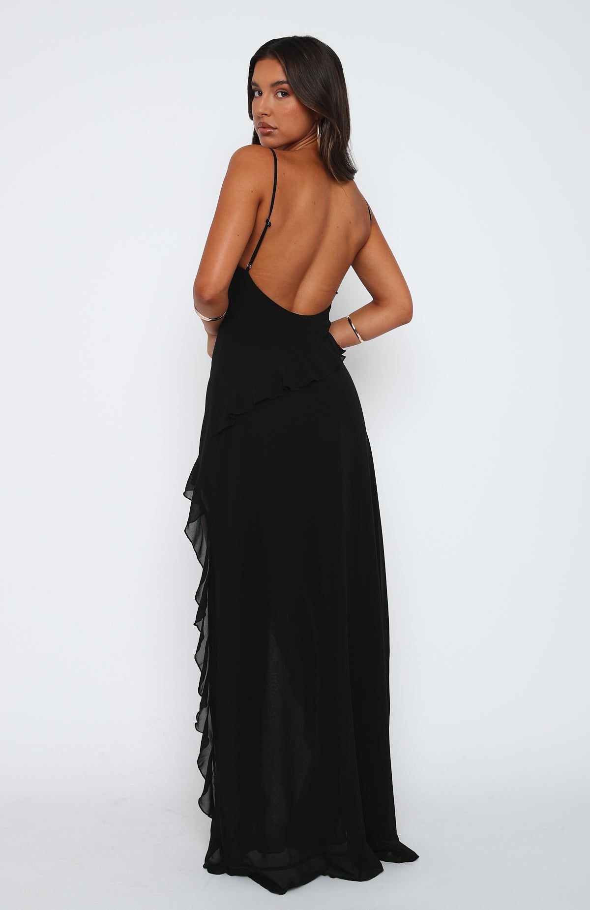 End Of The Road Maxi Dress Black sold by White Fox Boutique product image thumbnail 4