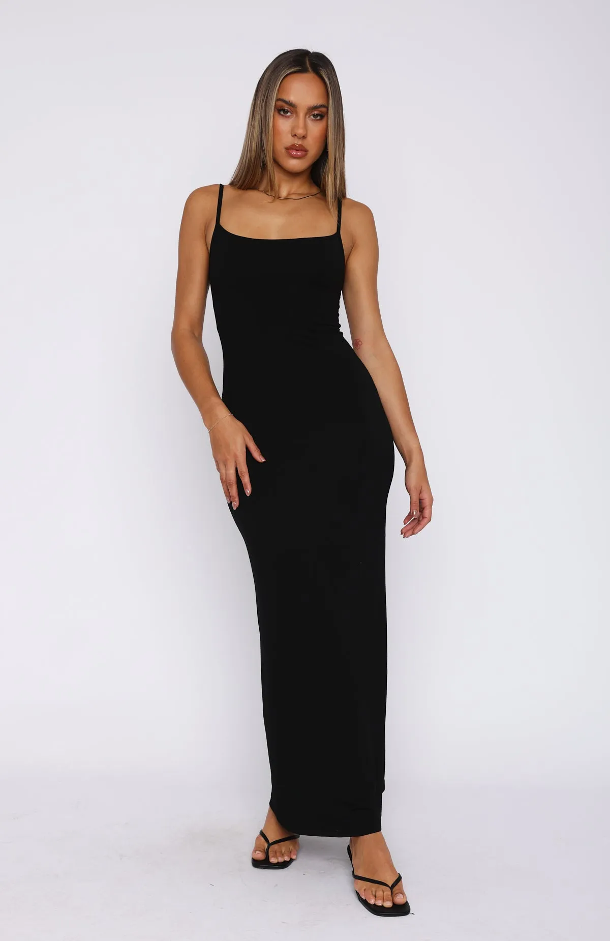 Wishing On Stars Maxi Dress Black sold by White Fox Boutique product image thumbnail 2