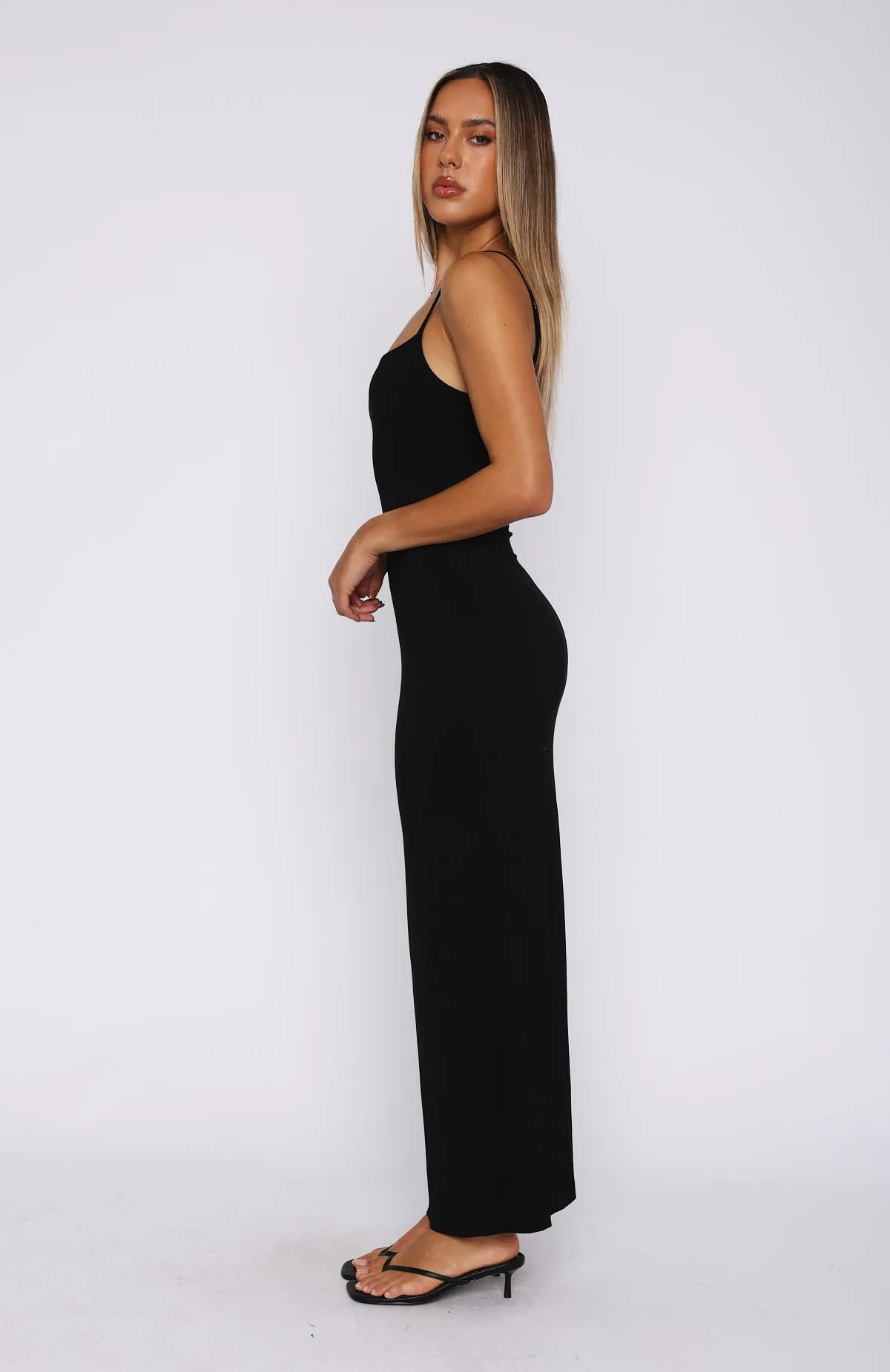 Wishing On Stars Maxi Dress Black sold by White Fox Boutique product image thumbnail 3
