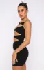 Eyes On Me Mini Dress Black sold by White Fox Boutique