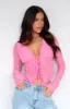 Make My Day Long Sleeve Top Pink sold by White Fox Boutique