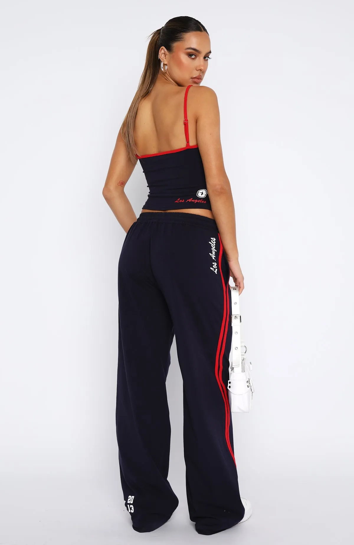 All Star Season Track Pants Navy sold by White Fox Boutique product image thumbnail 4