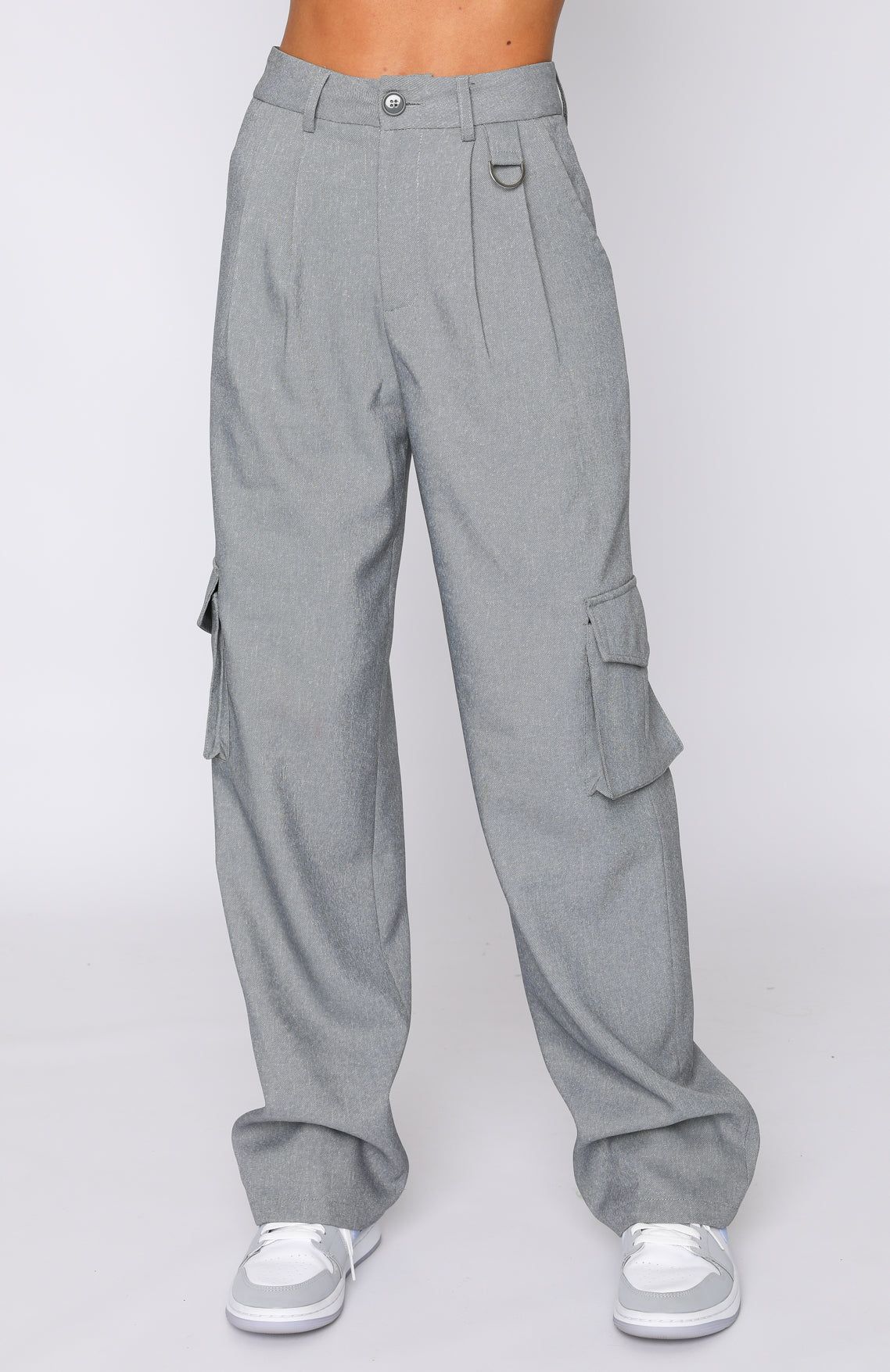 Make It Official Pants Grey sold by White Fox Boutique product image thumbnail 2