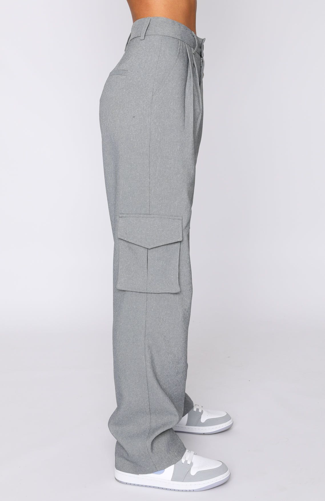 Make It Official Pants Grey sold by White Fox Boutique product image thumbnail 3