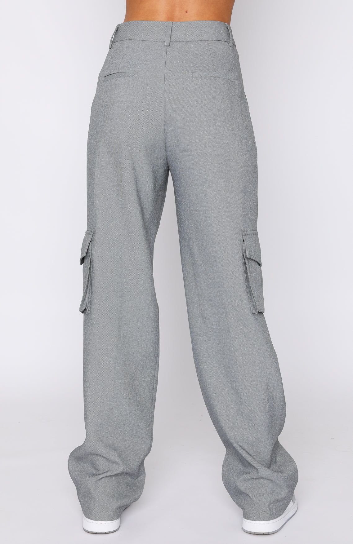 Make It Official Pants Grey sold by White Fox Boutique product image thumbnail 4