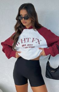 Caught Up On It Oversized Hoodie Grey Marle sold by White Fox Boutique