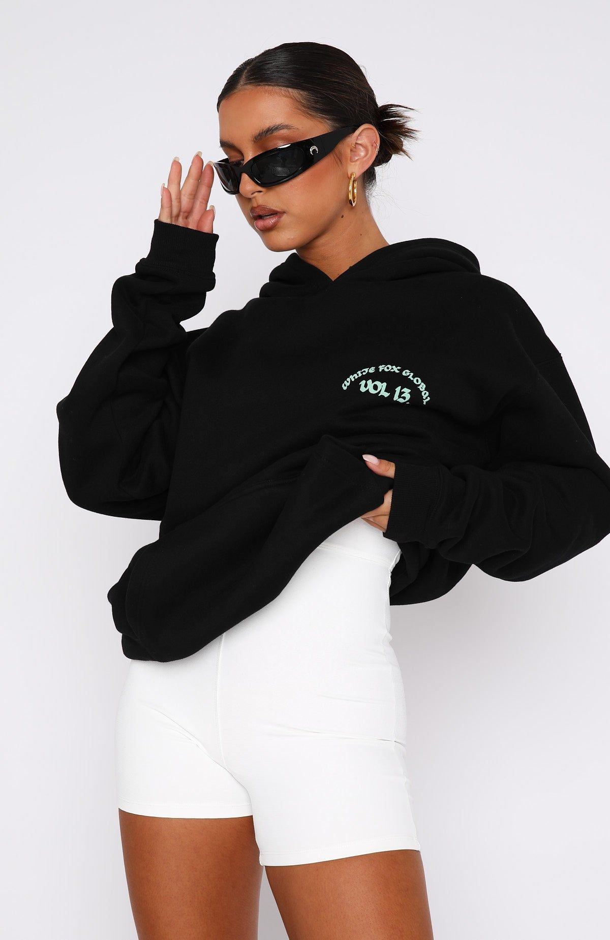 Reaching New Levels Hoodie Black sold by White Fox Boutique product image thumbnail 3