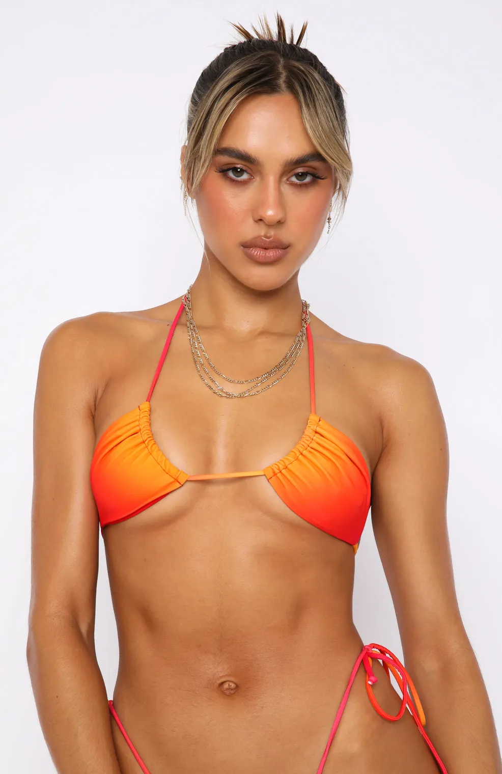 Golden Hour Bikini Top Sunset Ombre sold by White Fox Boutique product image thumbnail 4