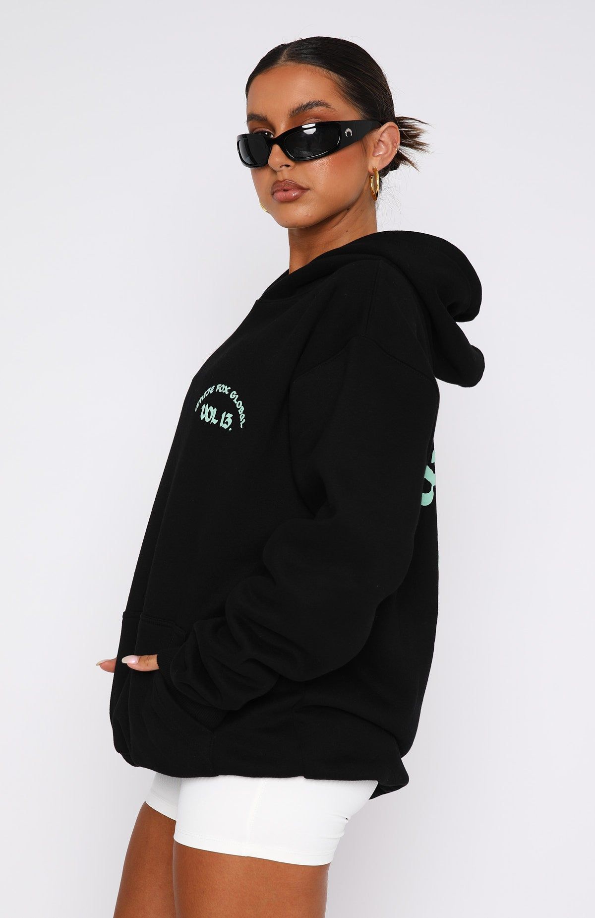 Reaching New Levels Hoodie Black sold by White Fox Boutique product image thumbnail 4