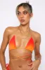 Golden Hour Bikini Top Sunset Ombre sold by White Fox Boutique