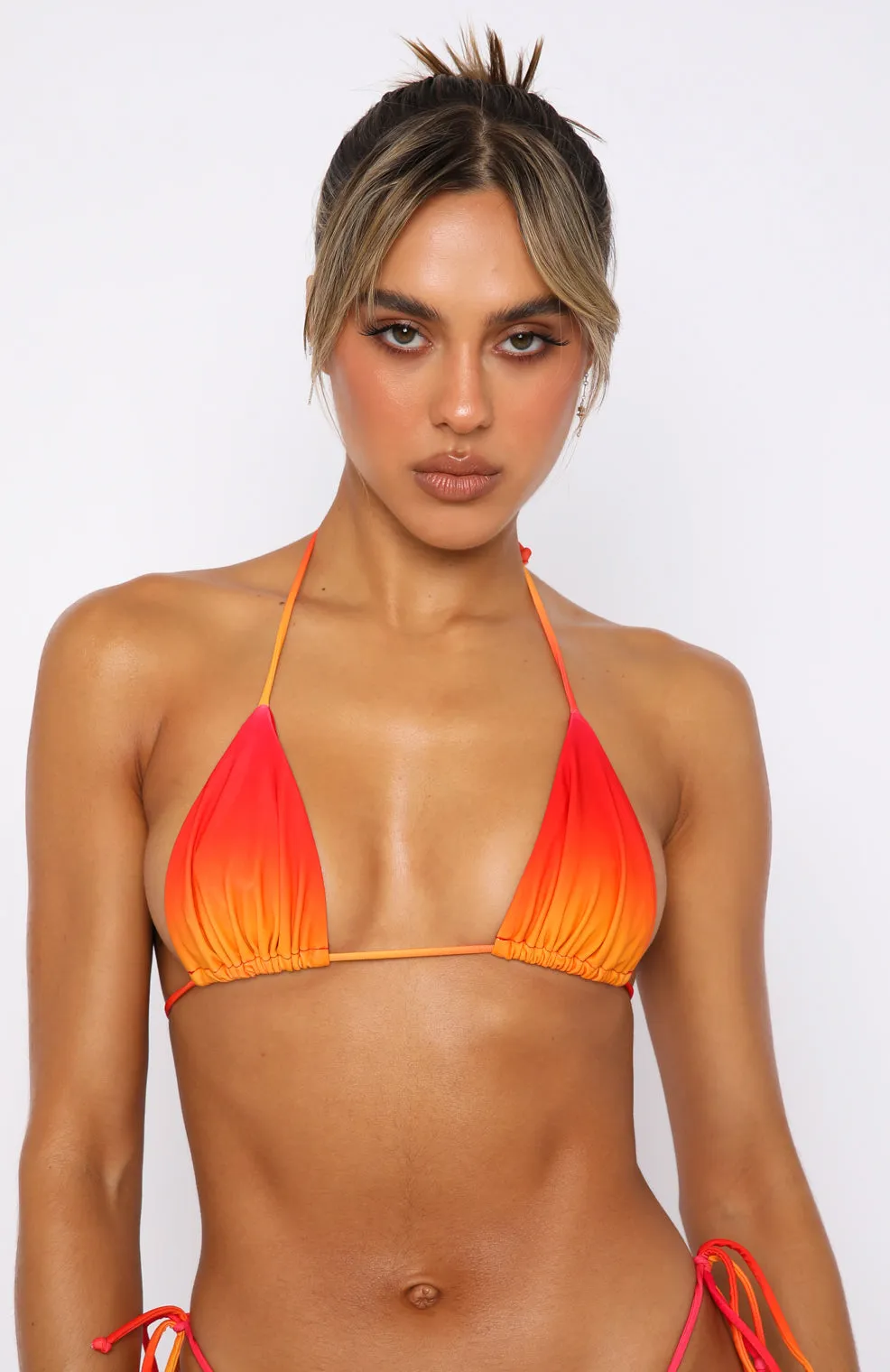 Golden Hour Bikini Top Sunset Ombre sold by White Fox Boutique product image thumbnail 2