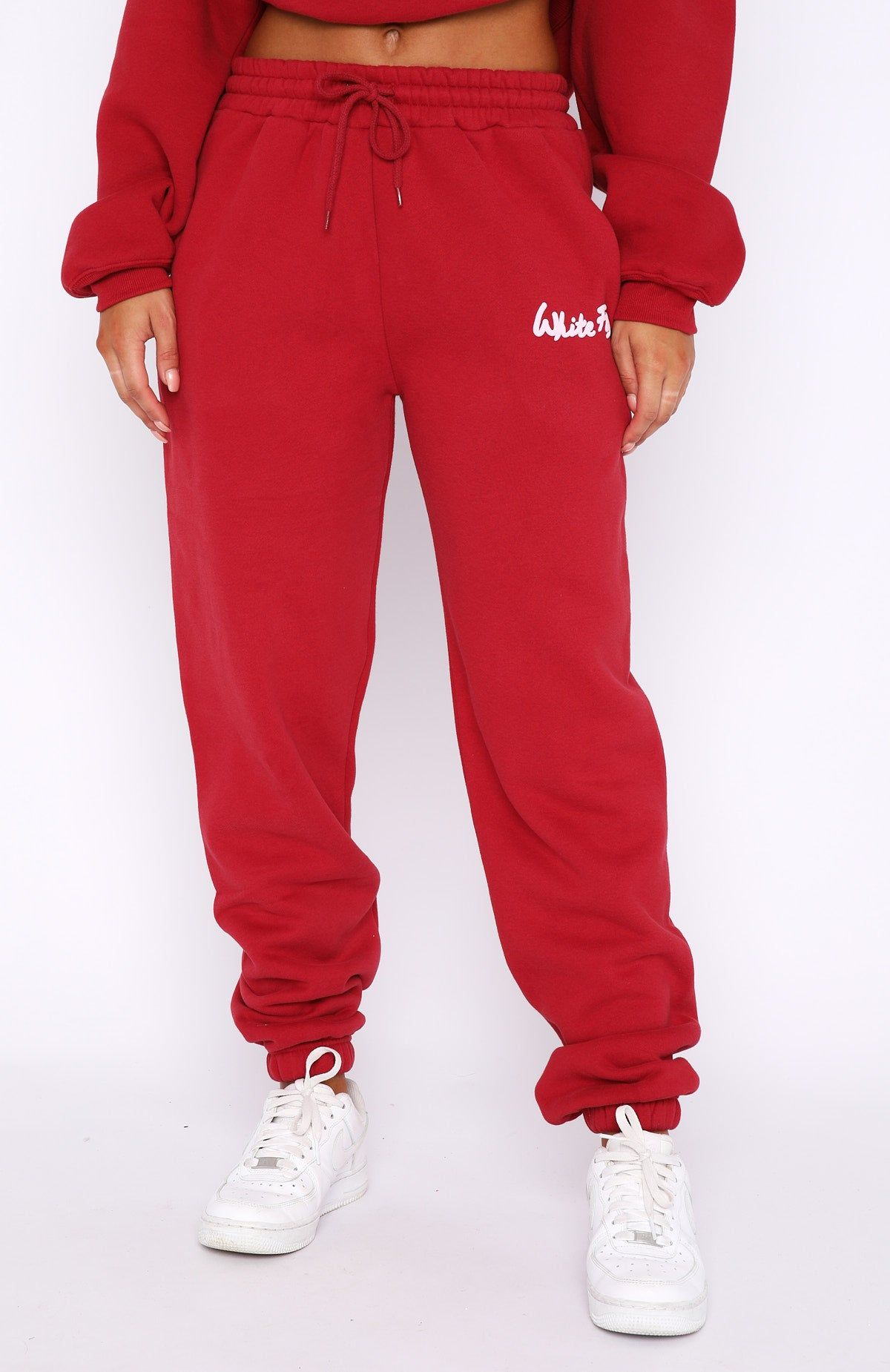 All Time Favourite Sweatpants Red sold by White Fox Boutique product image thumbnail 2