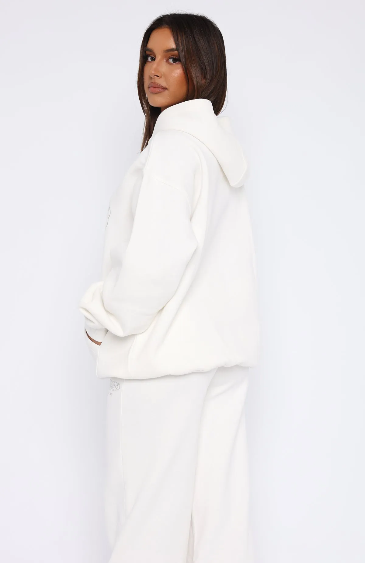 Missed Flights Oversized Hoodie White sold by White Fox Boutique product image thumbnail 4