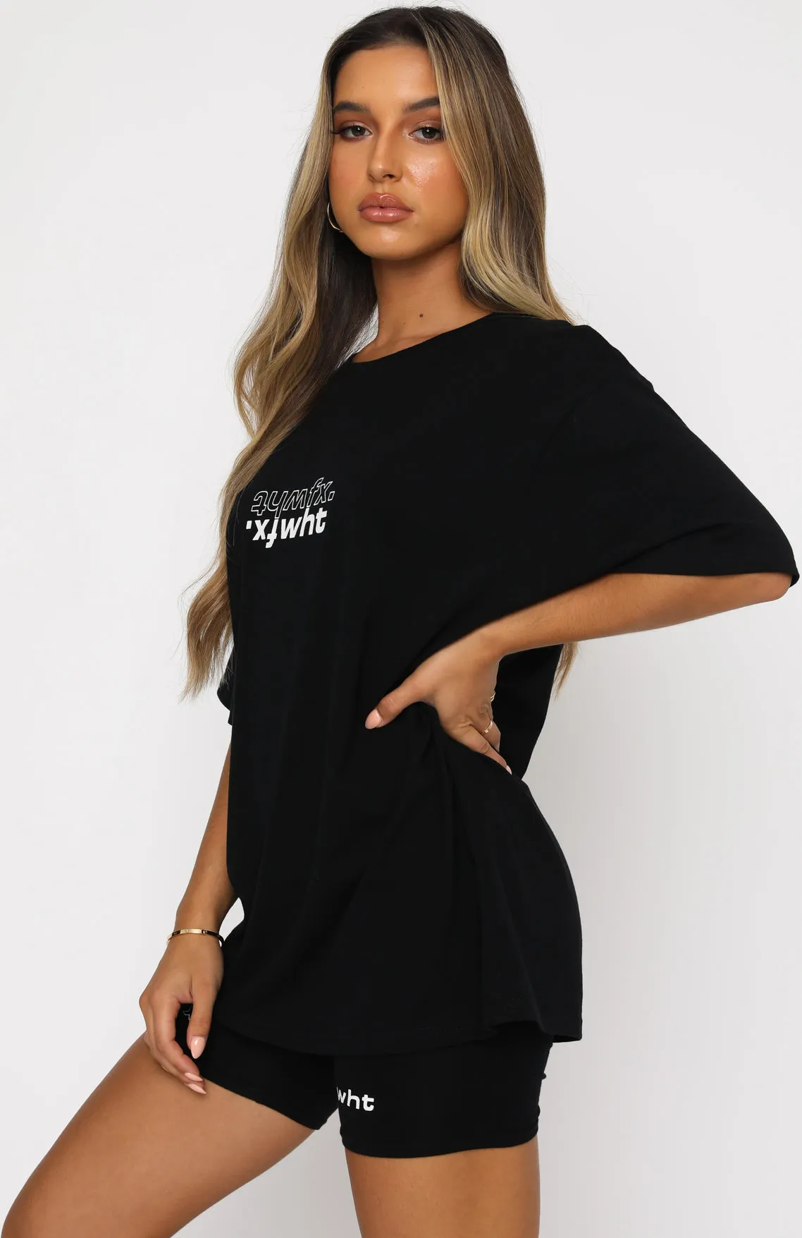 Catching Feelings Tee Black sold by White Fox Boutique product image thumbnail 3