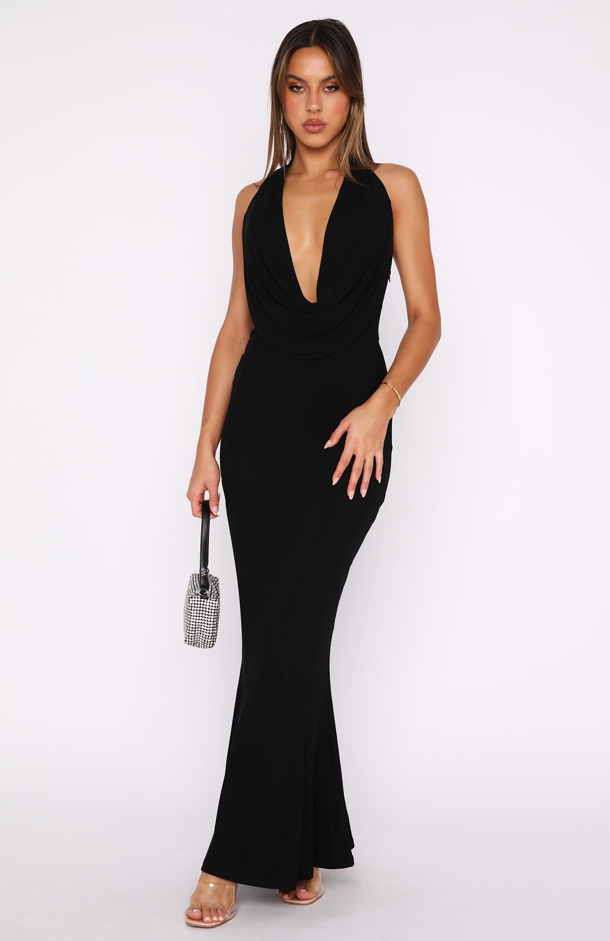 Love Language Maxi Dress Black sold by White Fox Boutique product image thumbnail 2