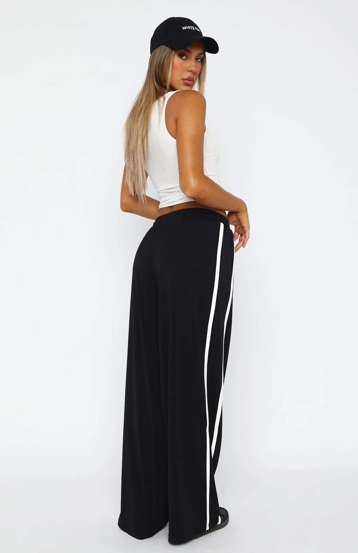 Good For You Track Pants Black sold by White Fox Boutique product image thumbnail 4