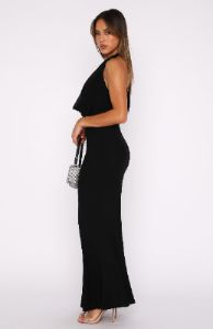 Love Language Maxi Dress Black sold by White Fox Boutique