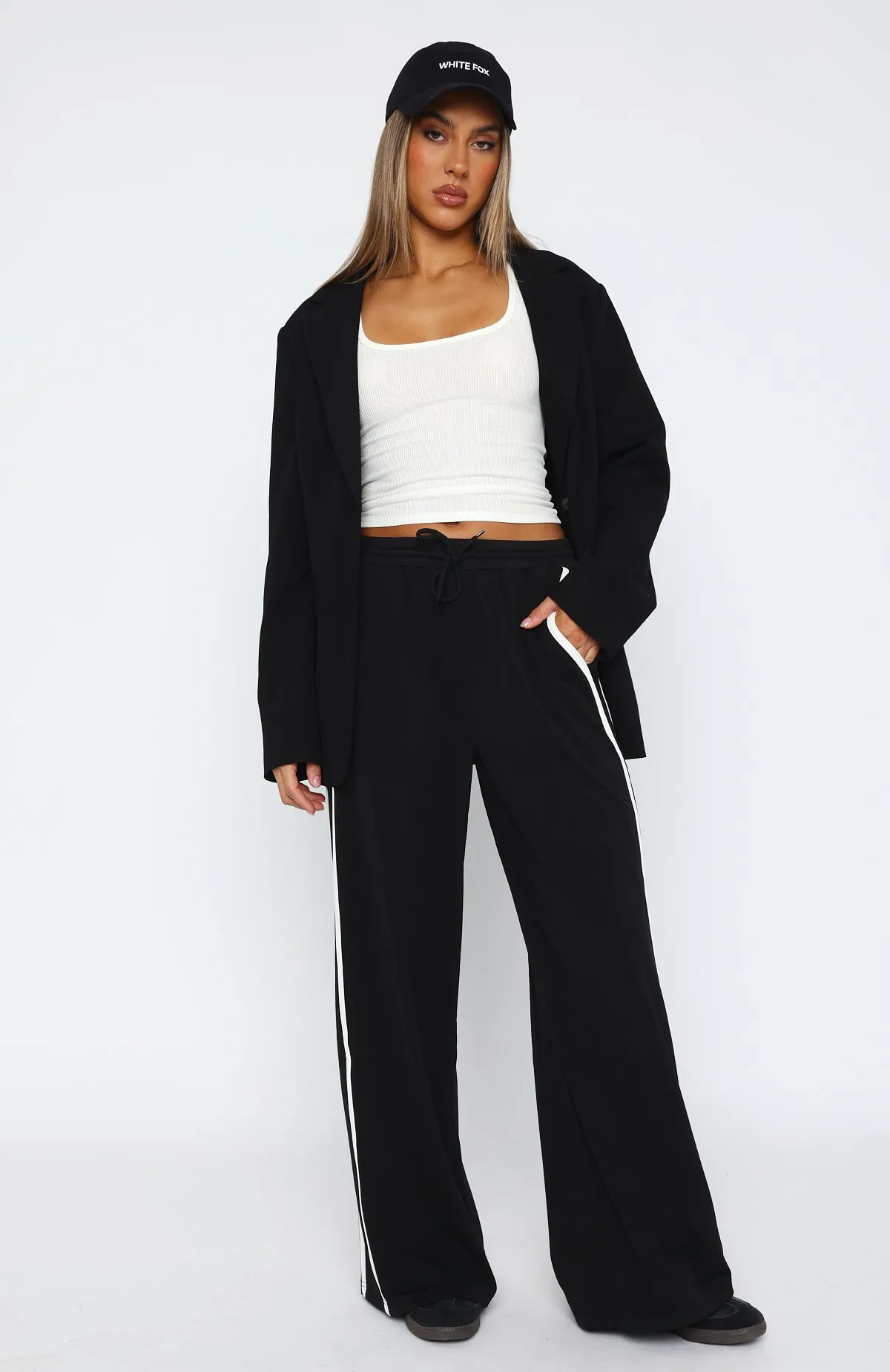 Good For You Track Pants Black sold by White Fox Boutique product image thumbnail 2