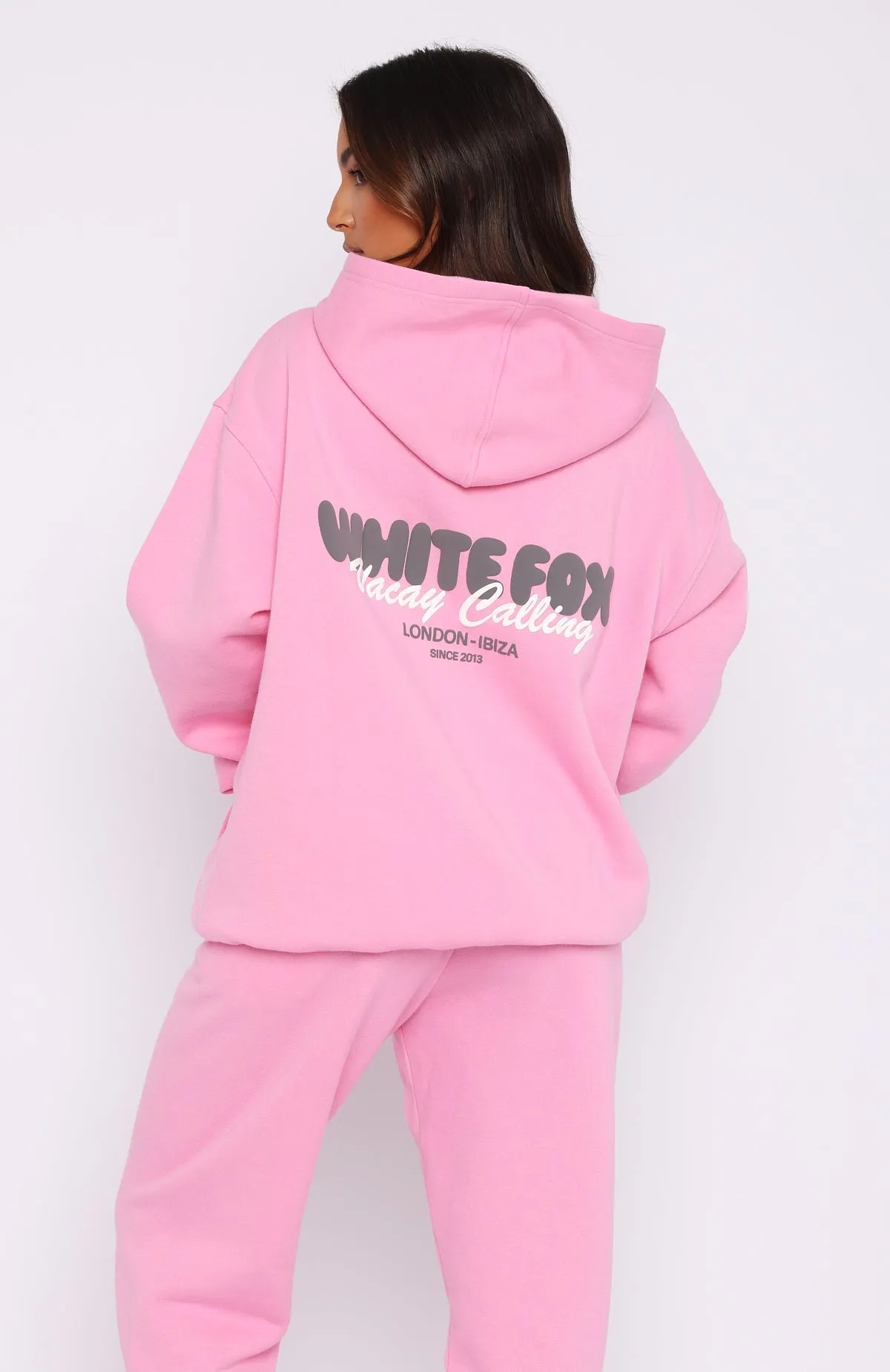 Vacay Calling Oversized Hoodie Pink sold by White Fox Boutique product image thumbnail 4