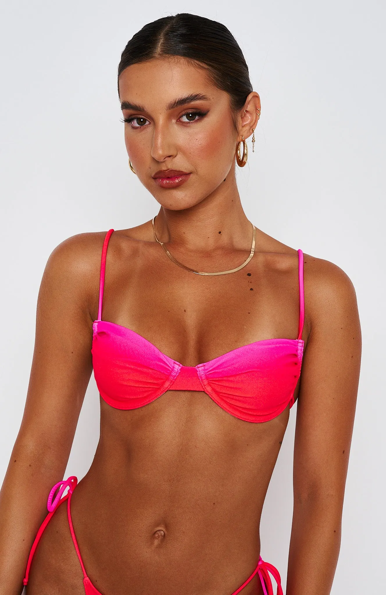 More Than A Dream Bikini Top Strawberry Ombre sold by White Fox Boutique product image thumbnail 2