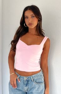 Love Of Summer Top Baby Pink sold by White Fox Boutique